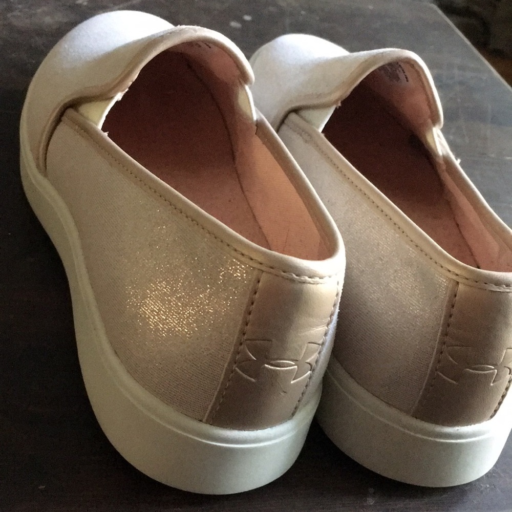 Under Armour - Glitter Sneaker Flats - Rose Gold